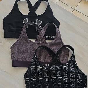 Under Armour Sports Bra Set - Black and Gray